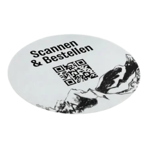 80 mm Aufkleber mit langlebiger Beschichtung