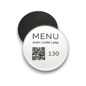 72 mm Acrylglas Pucks mit Moosgummi Untergrund